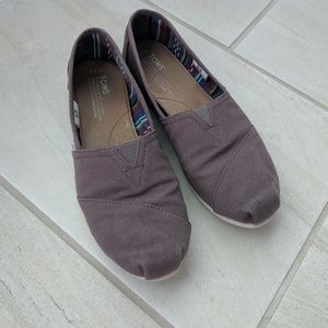 TOMS classic canvas in Ash | SZ 9.5